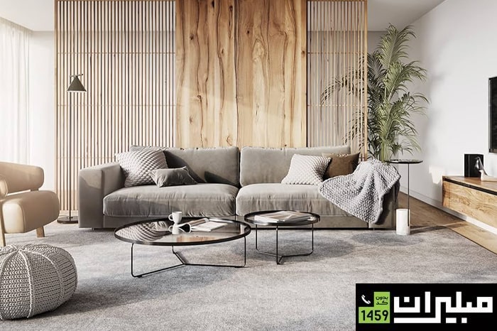 چه پارچه‌ای برای دوخت و طراحی این مبلمان استفاده شده است؟