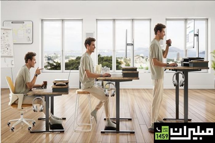 میزهای ایستاده (Standing Desks) 