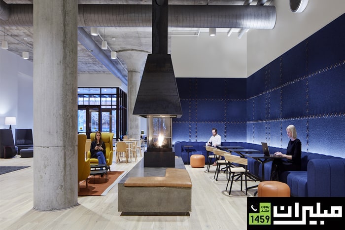 چیدمان با سبک اسکاندیناوی در طراحی دفتر کار