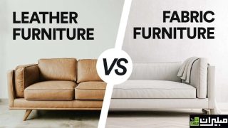 مقایسه مبل اداری پارچه‌ای و چرمی؛ راهنمای کامل خرید!