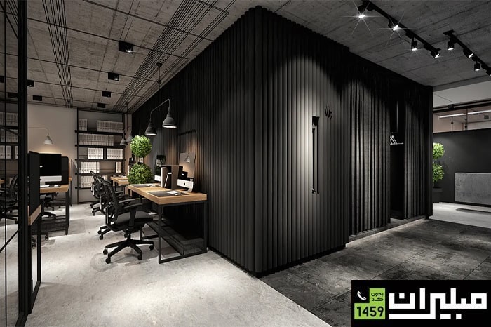دکوراسیون اداری مونوکروم