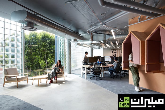 نقش دکوراسیون اداری Airbnb در افزایش خلاقیت
