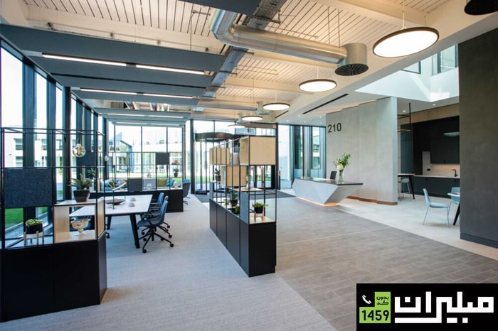 بخشهای مختلف دفتر در سبک ماوریک