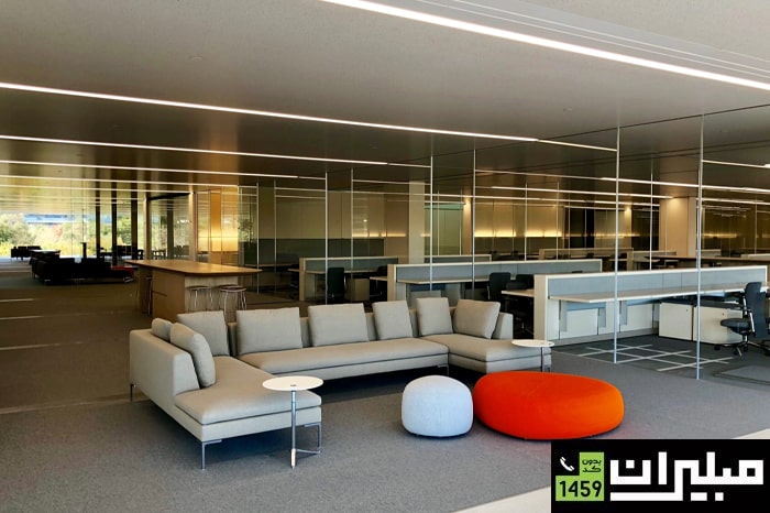 فضاهای اجتماعی در دکوراسیون اداری شرکت اپل